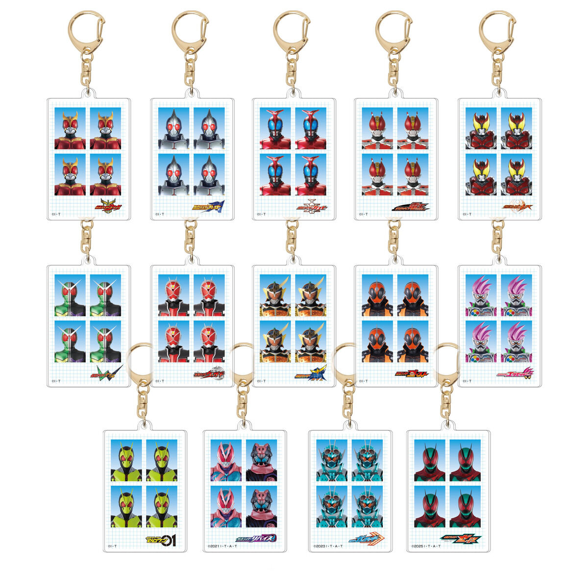 仮面ライダーシリーズ アクリルキーホルダーIDphoto A BOX（14個入り