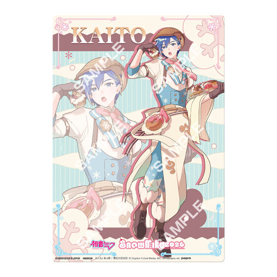 ジャンボカードダス/フラットガシャポン】初音ミク 雪ミク2026 クリア