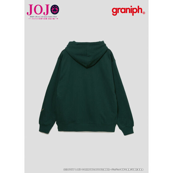 ジョジョの奇妙な冒険 黄金の風』×『グラニフ』パーカー | ジョジョの