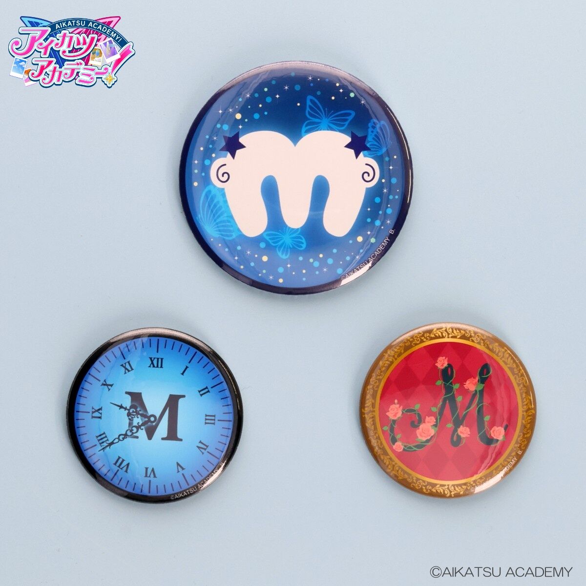 凛堂たいむ追加！】アイカツアカデミー！コーディネート缶バッジセット