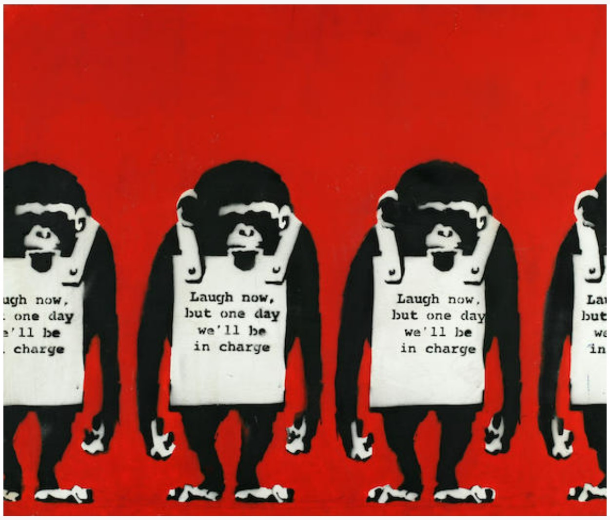 Untitled (Laugh Now), 1998 - Banksy Explained