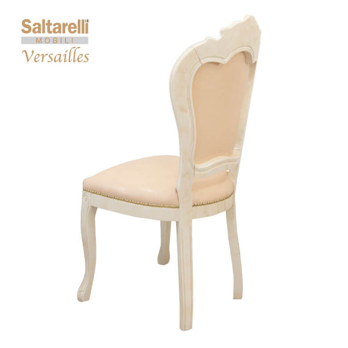 サルタレッリ ヴェルサイユ ダイニングチェア ピンクレザー｜ホーム