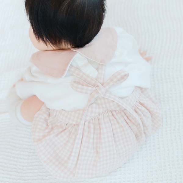 紐付きかぼちゃパンツ（無地・ギンガムチェック柄） | ママとベビーの