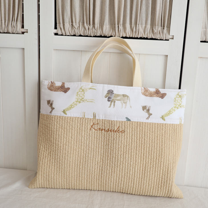 ANIMAL WORLD]レッスンバッグ【2color】アニマルワールド/入園/入学