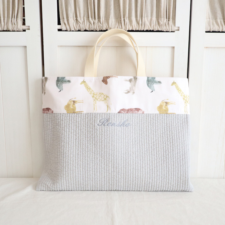 ANIMAL WORLD]レッスンバッグ【2color】アニマルワールド/入園/入学