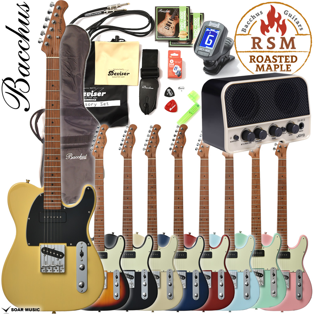 BTE-2-RSM/M スタンダードセット (Bacchus / バッカス) エレキギター