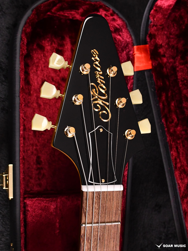 MFV・K-STD/NJ KNY BLK-PG Momose モモセ エレキギター フライングVタイプ