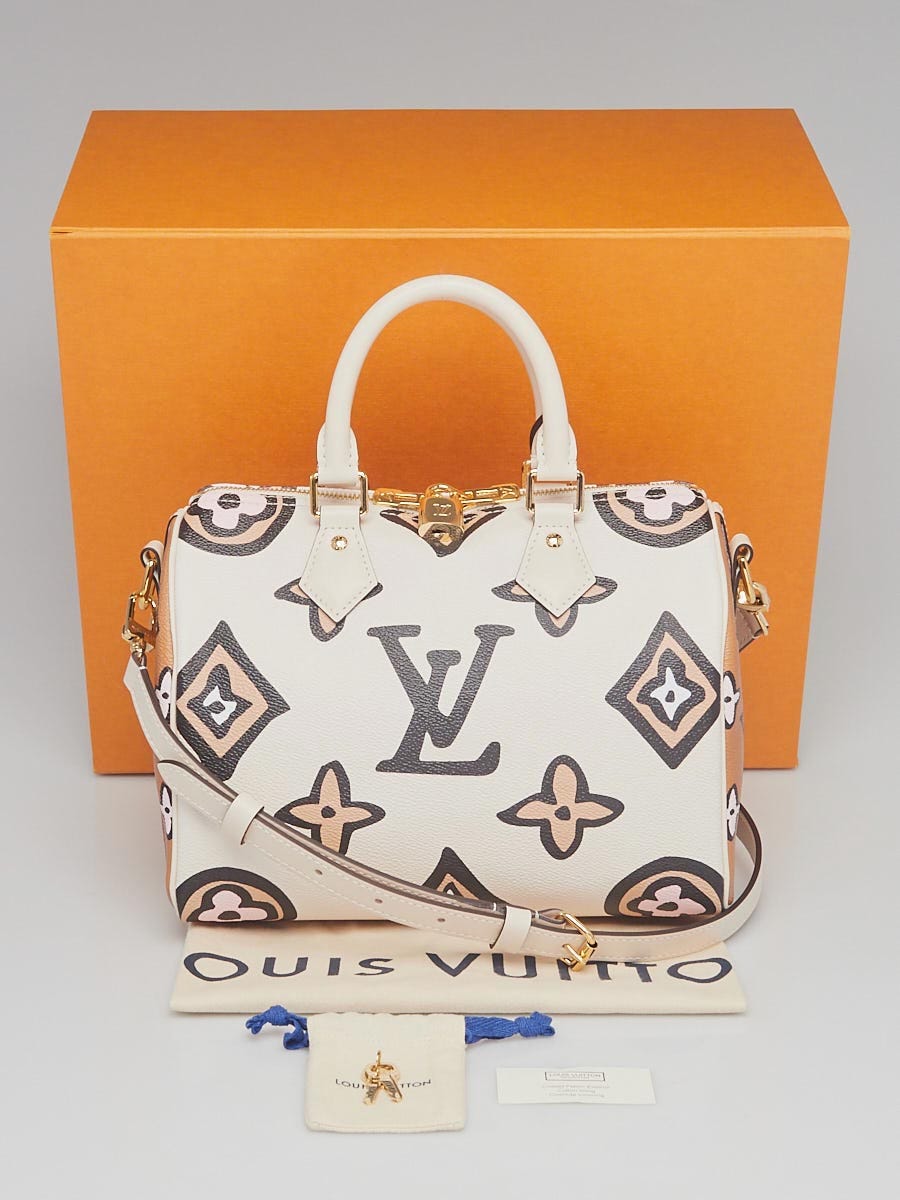 Louis Vuitton Limited Edition Creme Wild at Heart Monogram Canvas