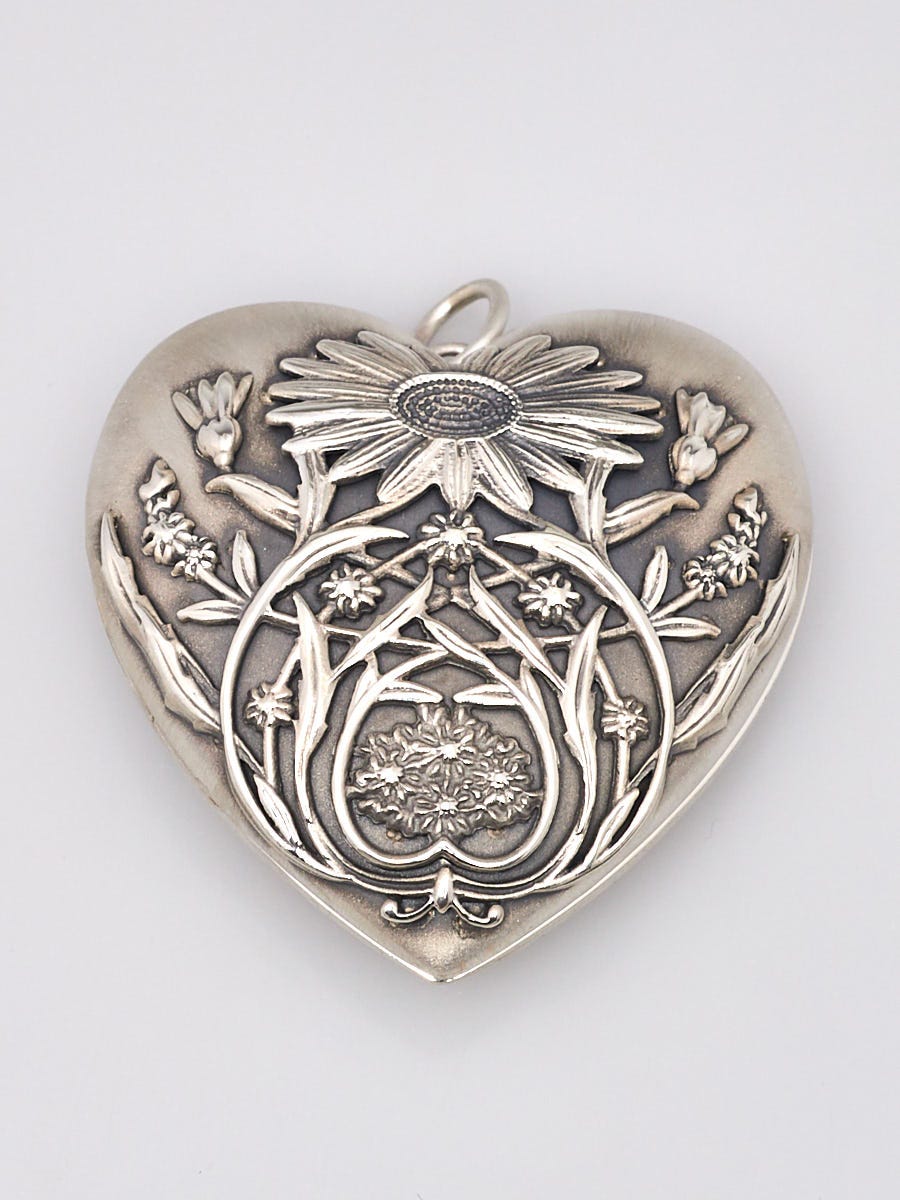 Tiffany & Co. Sterling Silver Ziegfeld Daisy Locket | Yoogi's Closet