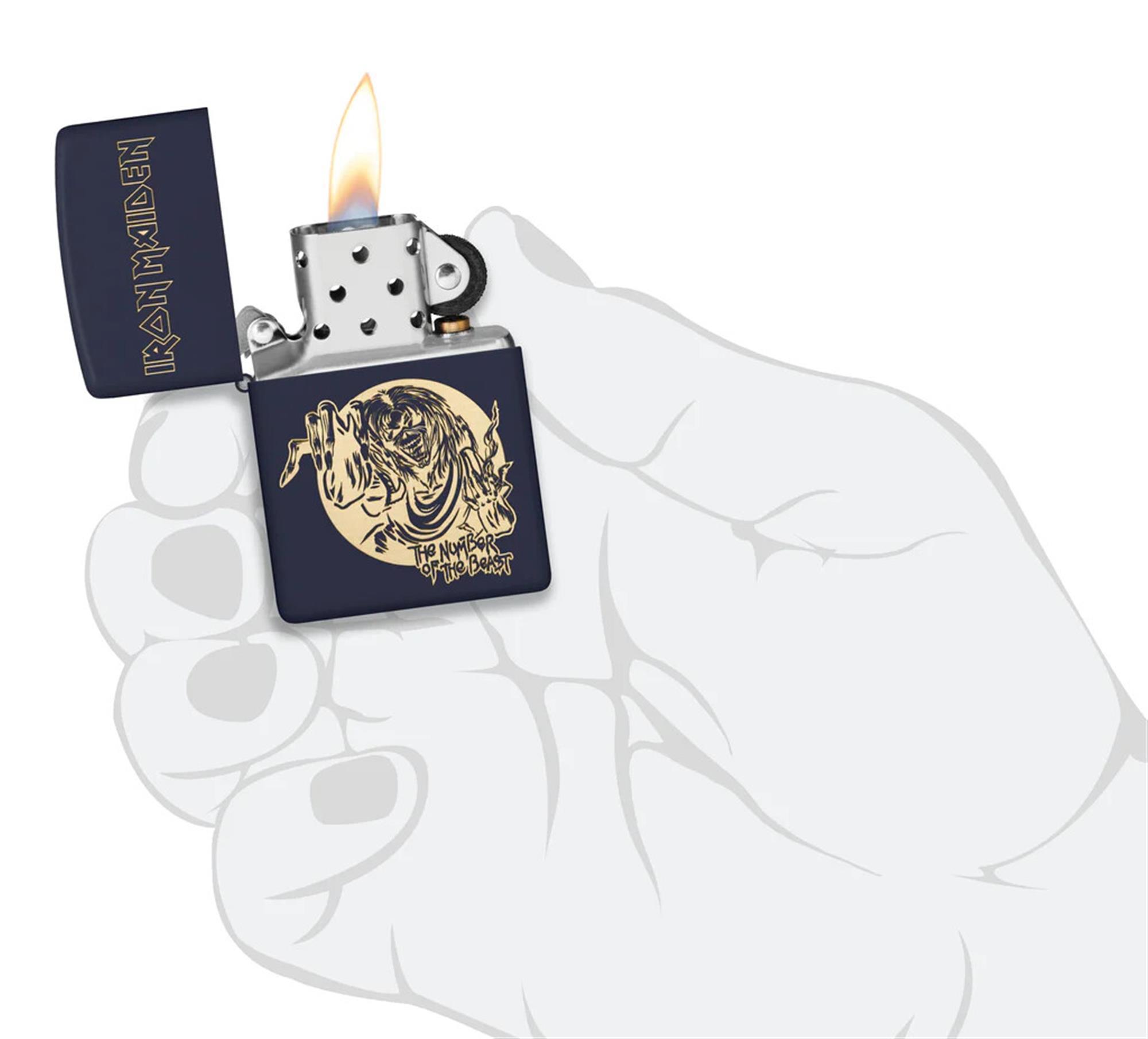 Iron Maiden Number Of The Beast Zippo Novelties | Loudtrax