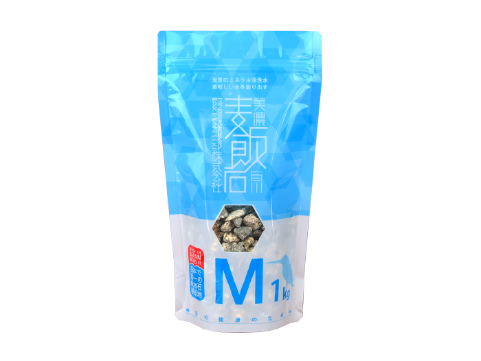 麦飯石飲料用Mサイズ(1kg) - 美濃白川麦飯石株式会社ショッピングサイト