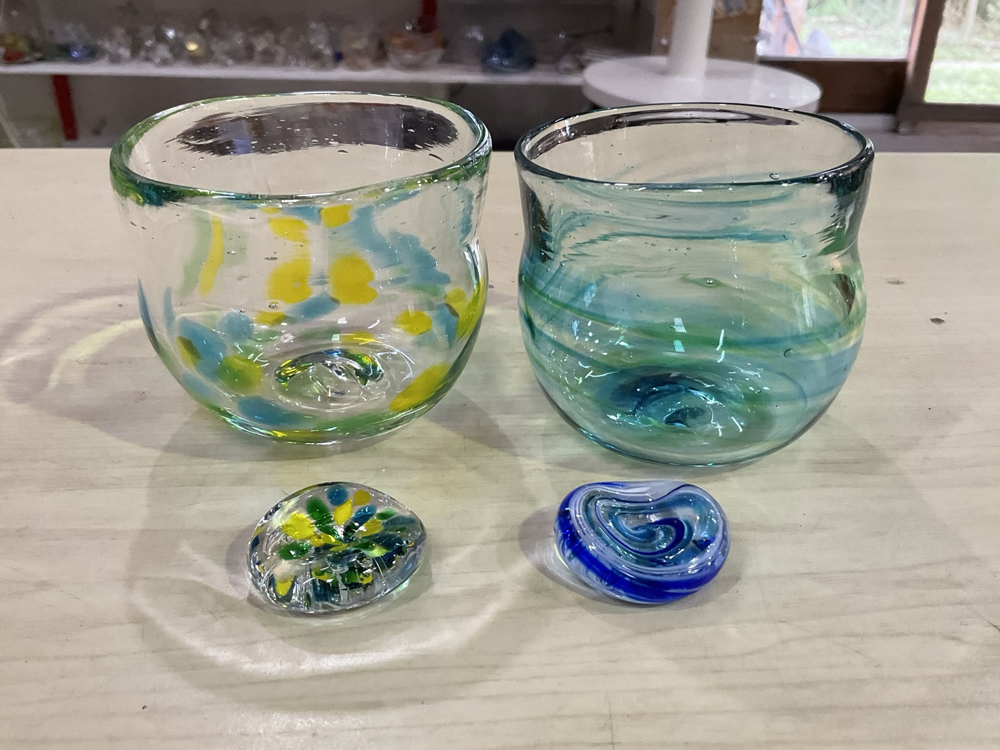 吹きガラス体験 コップと箸置き – ガラス体験｜（愛知・岐阜・三重