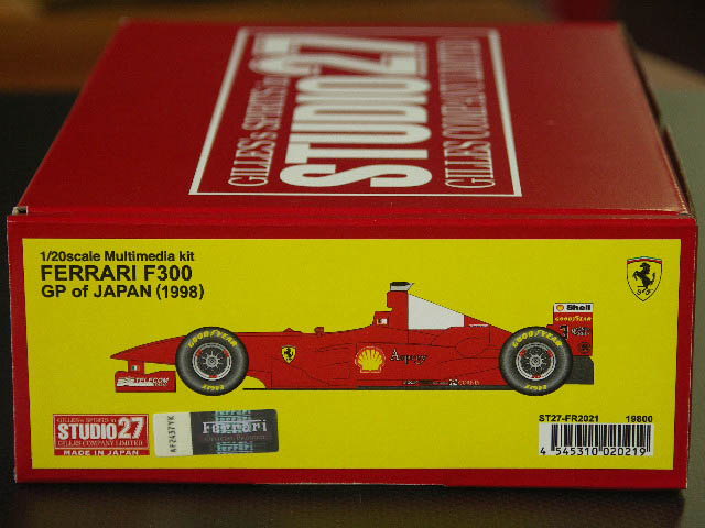 STUDIO27【FR-2021】1/20 FERRARI F300 JAPAN GP 1998 - BARACCA
