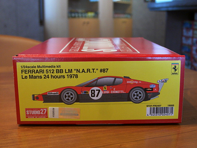 STUDIO27【FR-2407】1/24 FERRARI 512BB LM”N．A．R．T”#87