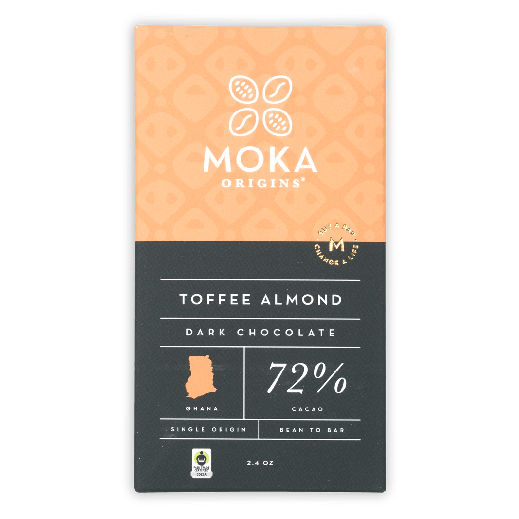 Moka Dark Chocolate w/ Lemon Ginger 72% – Bar & Cocoa