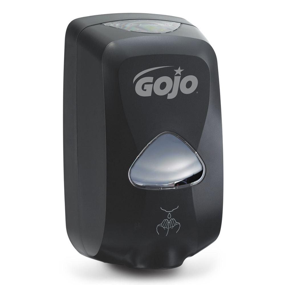 GOJO 2730-12 TFX Touch Free Soap Dispenser, Black - 10-1/2