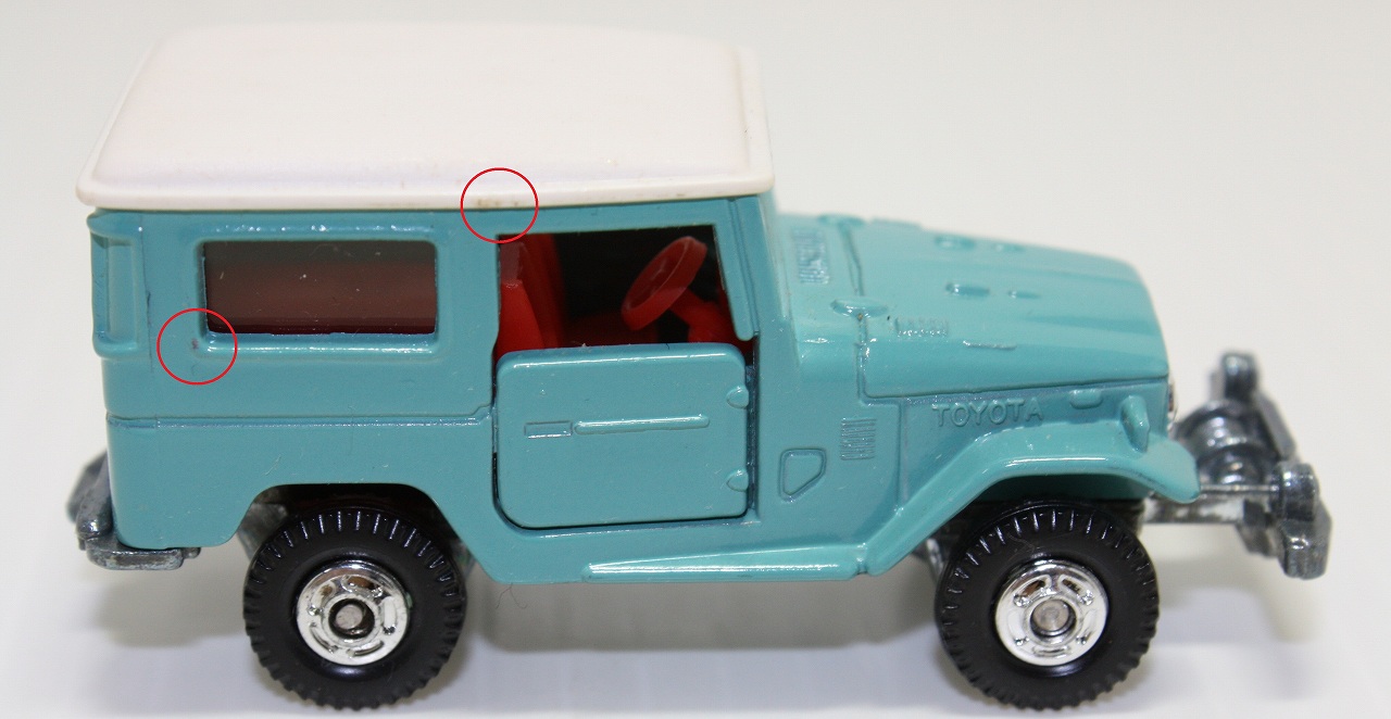 ◇トミカ #2-2-4 トヨタ ランドクルーザー 旧タイヤ（12D）◇ - 絶版