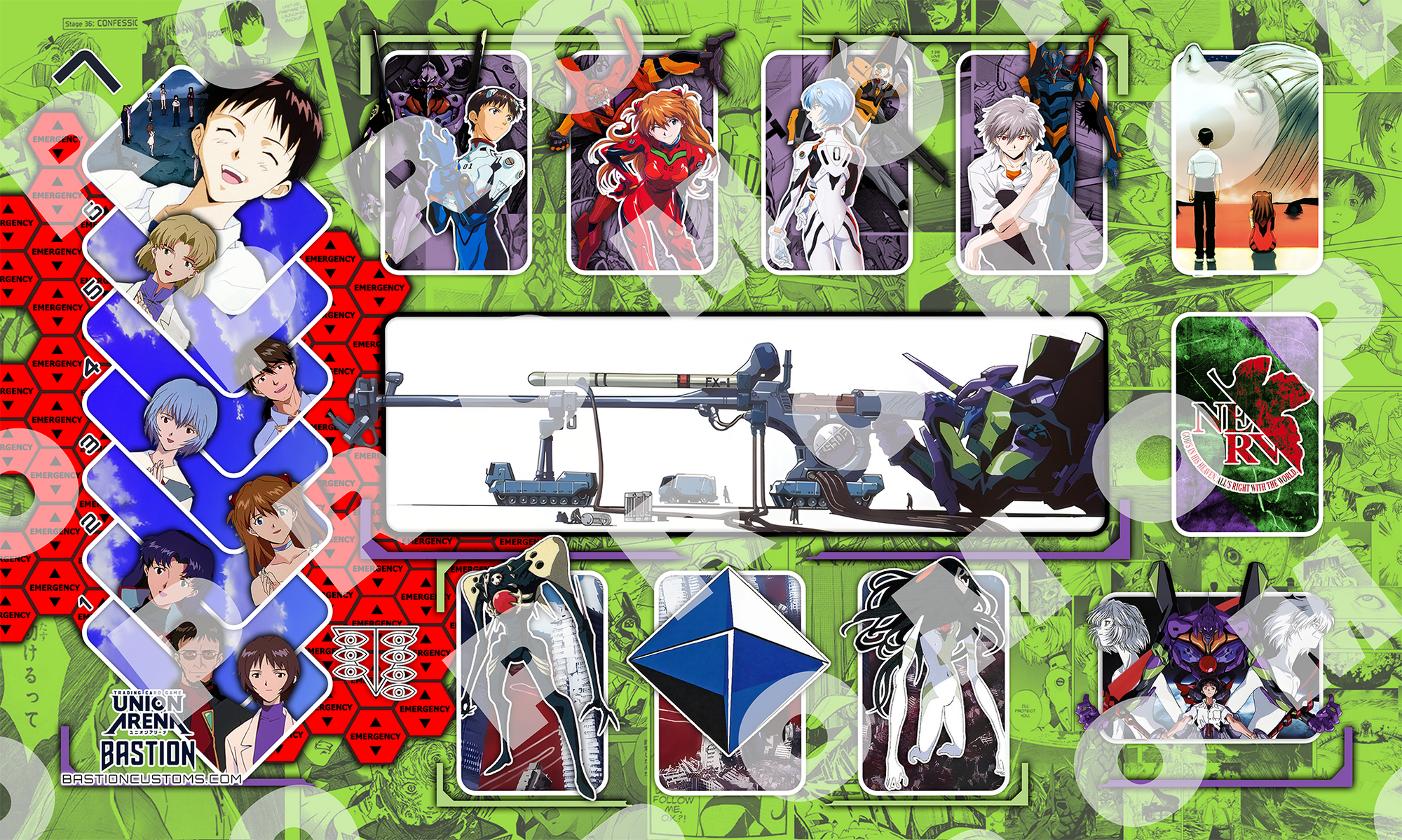 Neon Genesis Evangelion - Union Arena Playmat – BastionCustoms