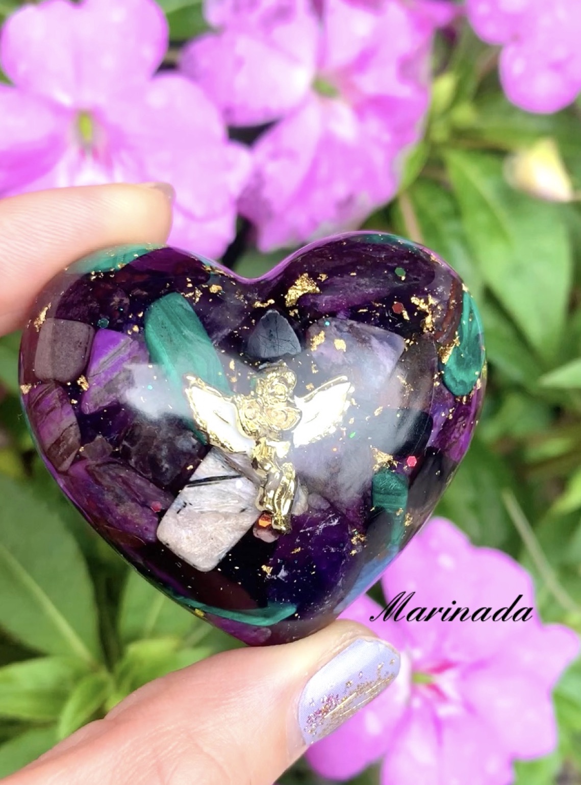 天使のオルゴナイト ラピスラズリ＆ソーダライト | Marinada