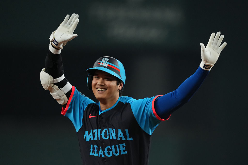 ドジャース・大谷翔平、4度目球宴で初本塁打 MLB史上初の