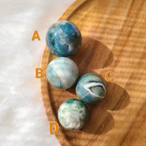 オーシャンジャスパー スフィア | Piedra de Oracion