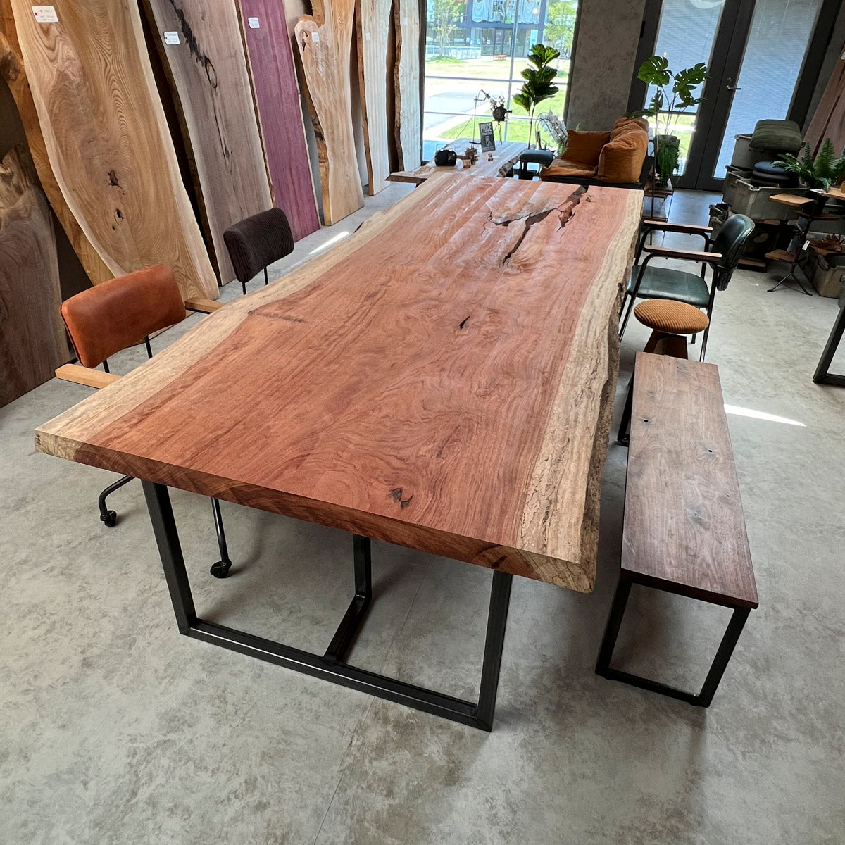 セール15%オフ】無垢一枚板 ブビンガ《B348》W3100/未仕上げ品