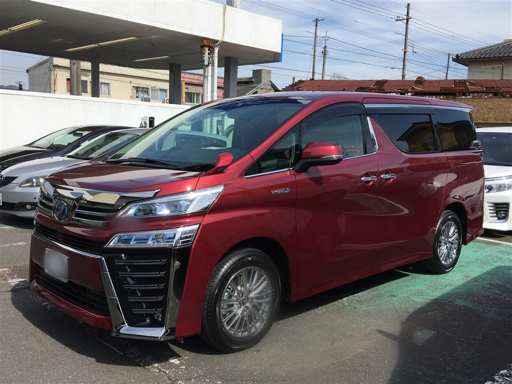 だ、だ、、ダークレッドマイカメタリック』 トヨタ ヴェルファイア