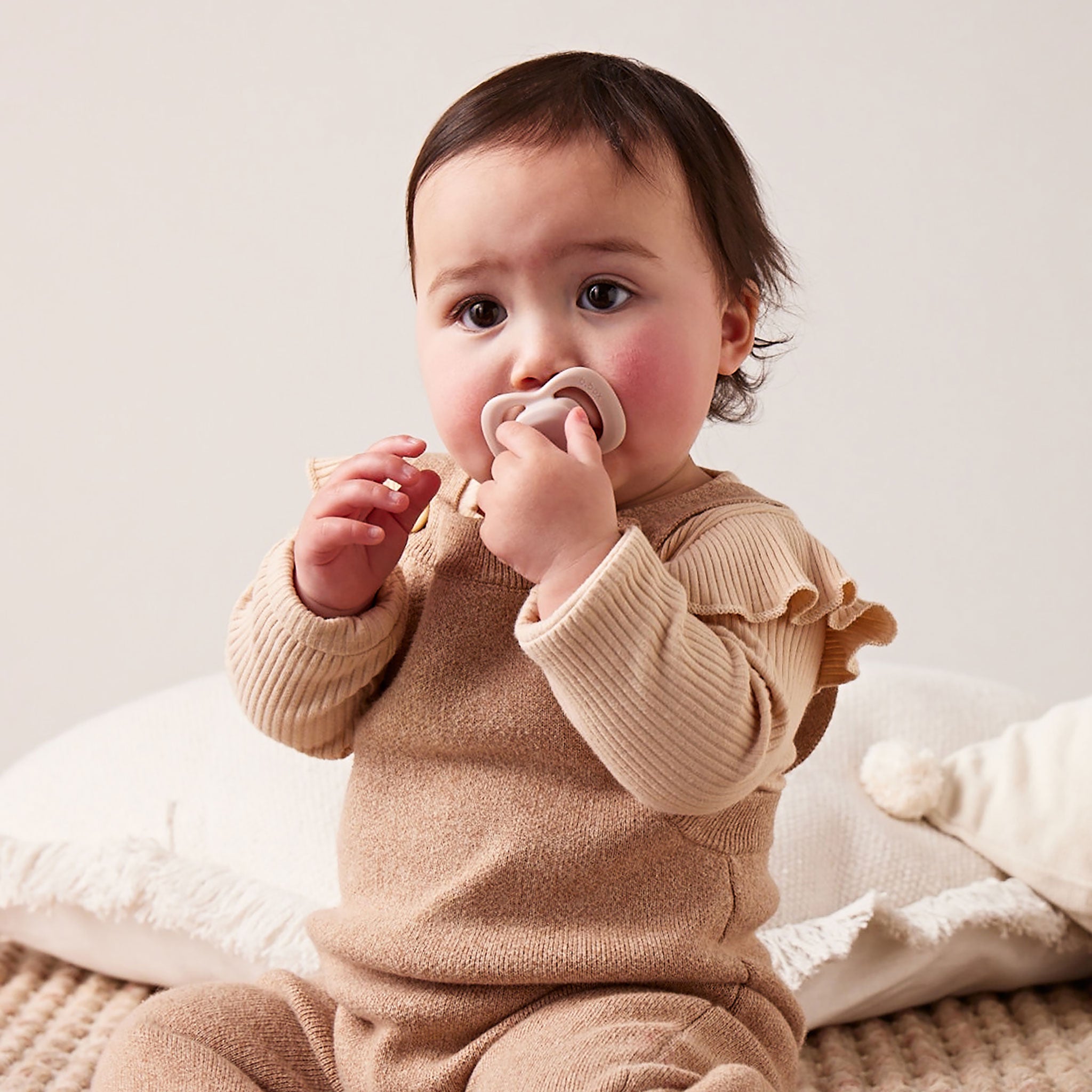 パシファイアー 2個セット（おしゃぶり）/Pacifier - berry/blush