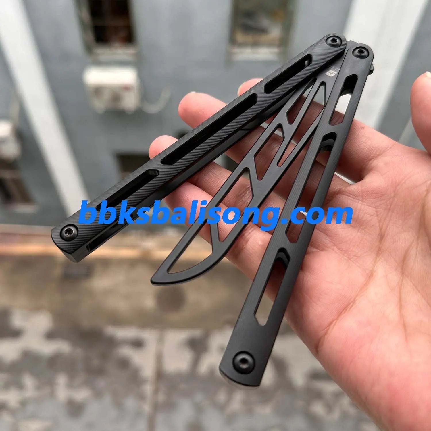 ARMED SHARK Tsunami Balisong Clone Titanium Chanwich Handle