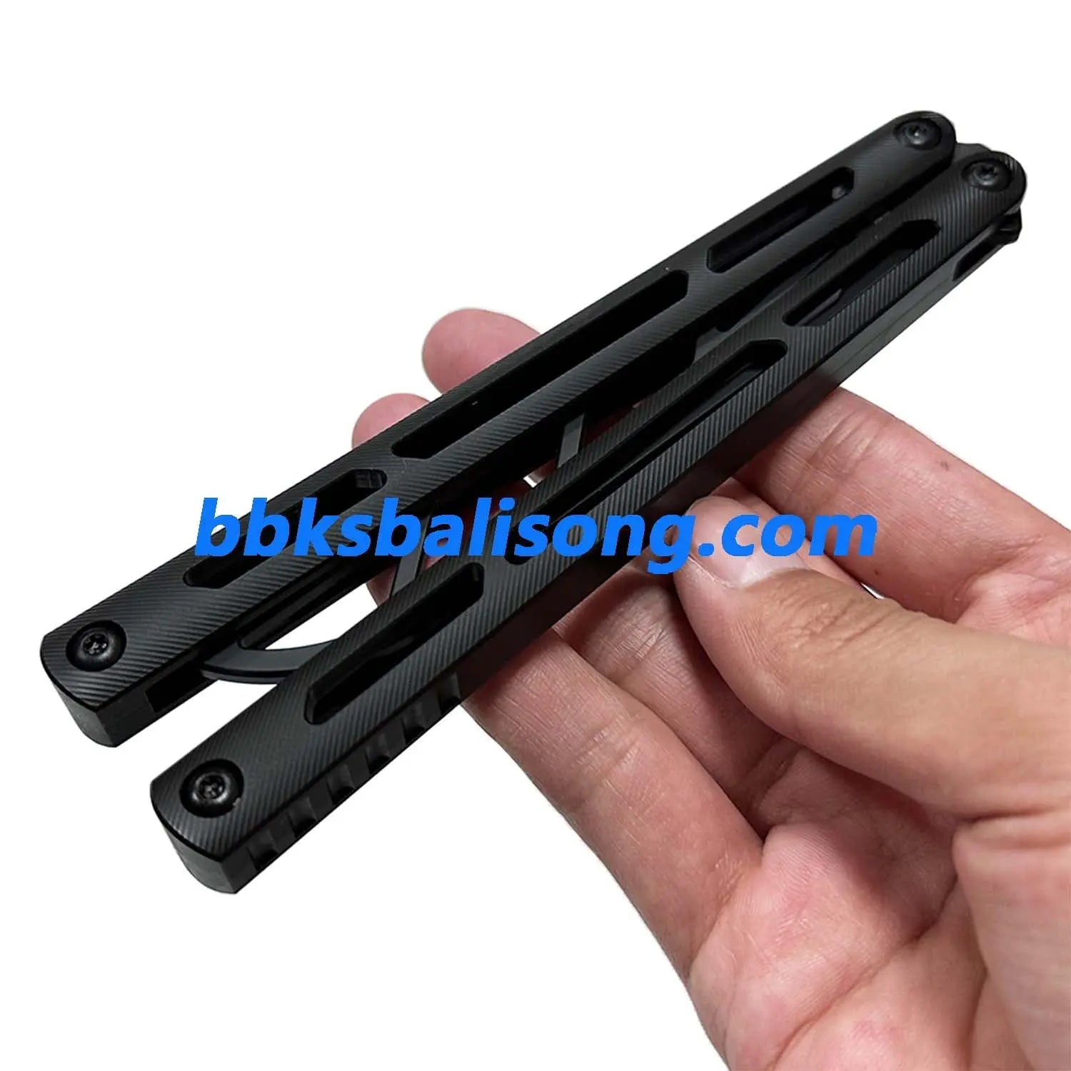 ARMED SHARK Tsunami Balisong Clone Titanium Chanwich Handle