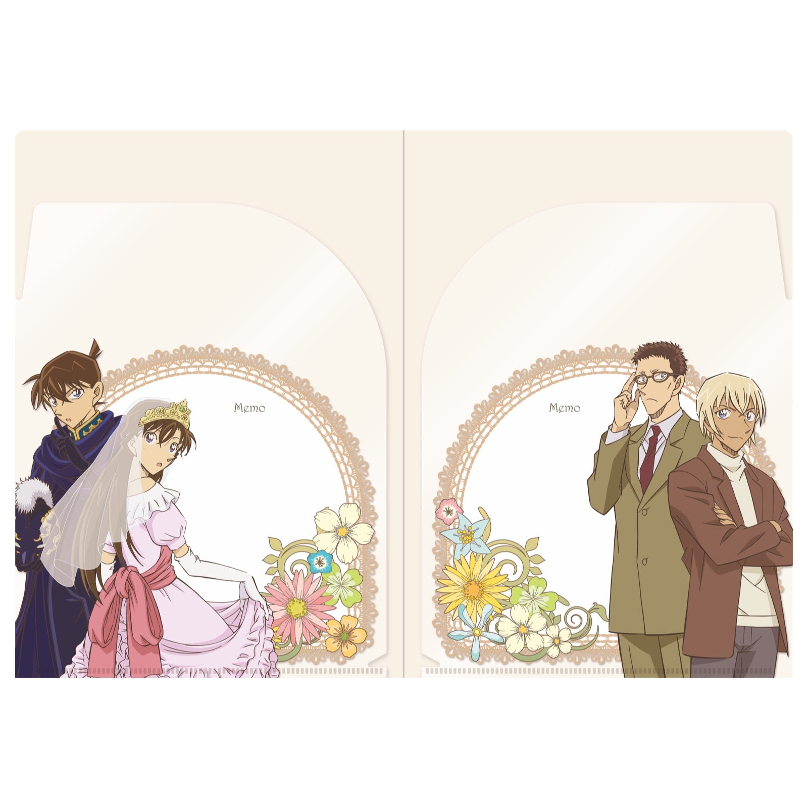 書けるクリアファイルWポケット 名探偵コナン フラワー – BEVERLY