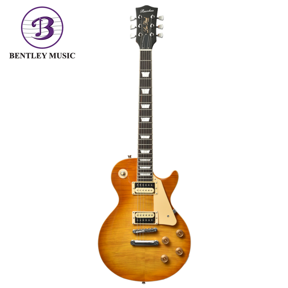 Bacchus BLP-FMH/R-HB Universe Series Electric Guitar, Honey Burst