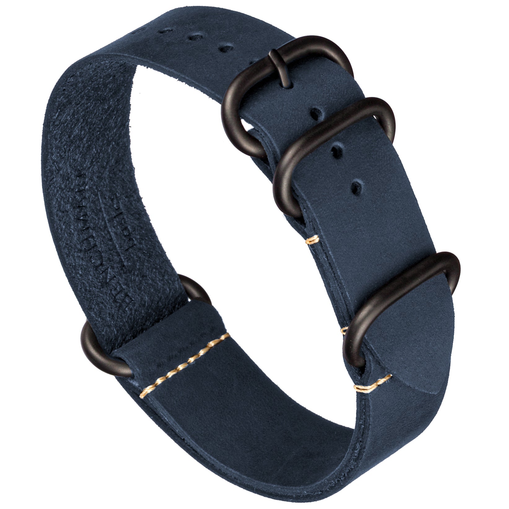 Crazy Horse Oiled Leather Zulu Slip-Through Watch Band – Benchmark