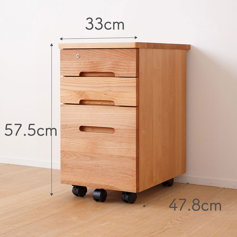 アルダー材のシェルフ付きデスクセット | ボー・デコール オンライン