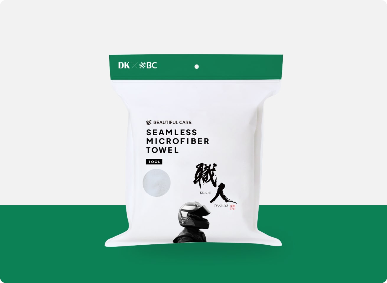 シームレス マイクロファイバータオル 4枚 DKエディション 傷付きを