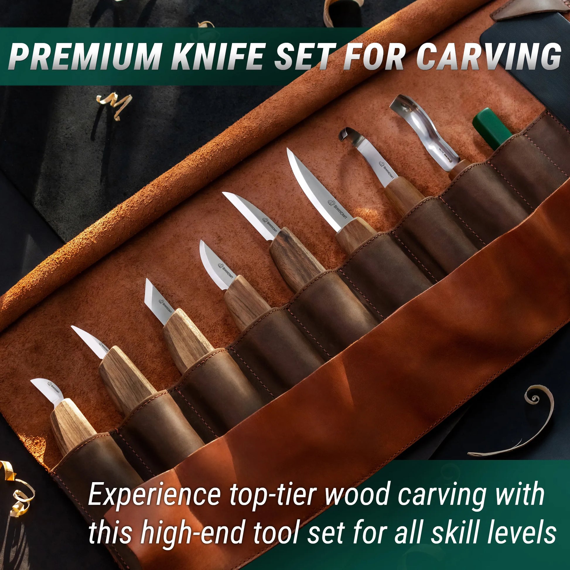 S18X - Perfect set for every woodcarver – BeaverCraft Tools