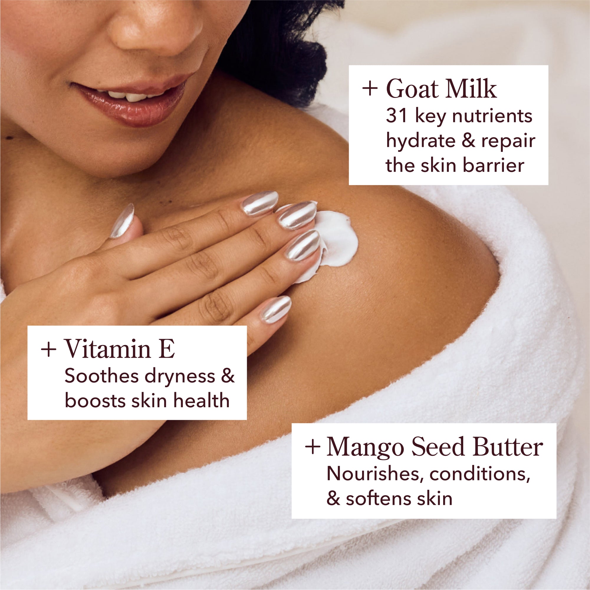 Limited-Edition Beekman 1802 x HERSHEY'S KISSES Candy Cane Whipped Bod