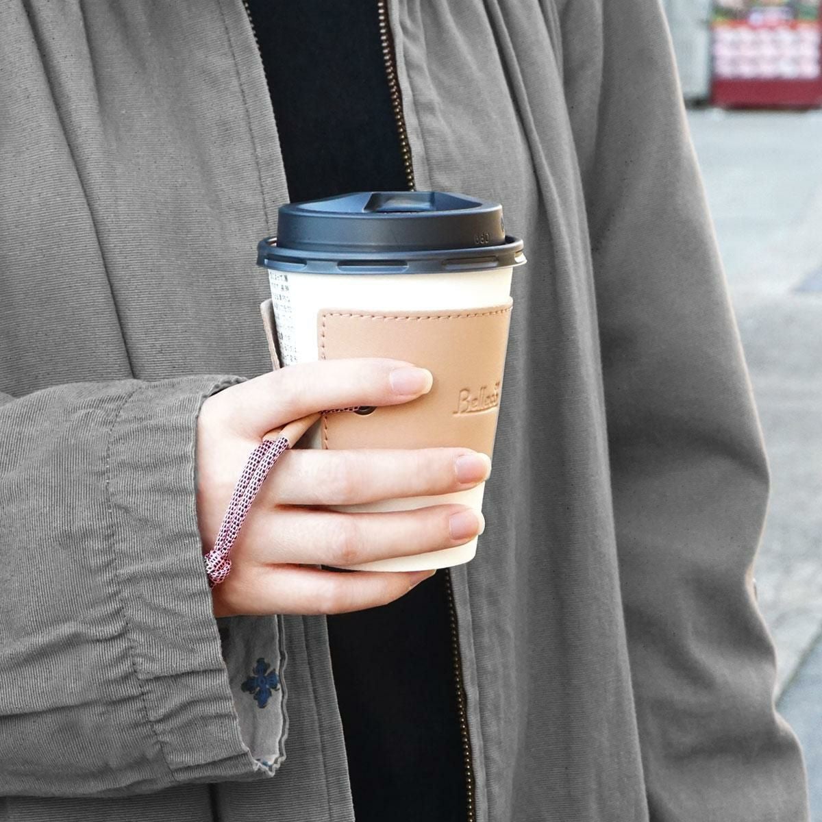 カップスリーブ コーヒースリーブ 贈り物 スタバ ドトール レザー 日本