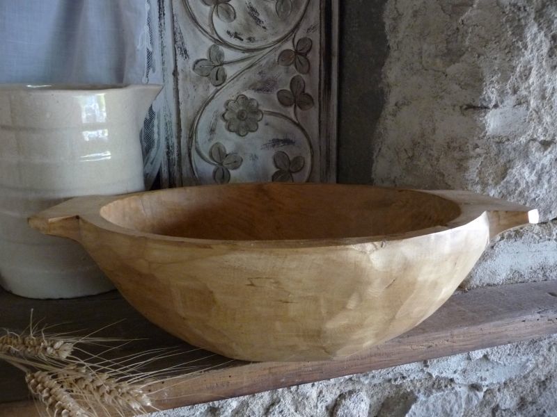 ドイツ製 アンティーク 木のボウル - une Belle Chose