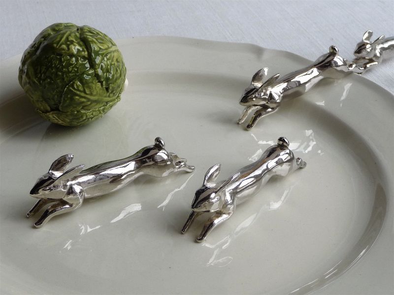 フランスアンティーク うさぎのカトラリーレスト B （在庫6→0) - une