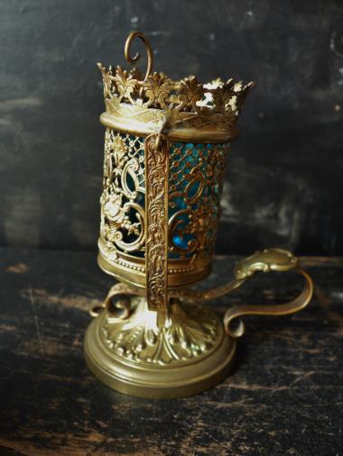 西洋骨董屋ベルエポック フランスアンティーク 19世紀 ミサ用燭台