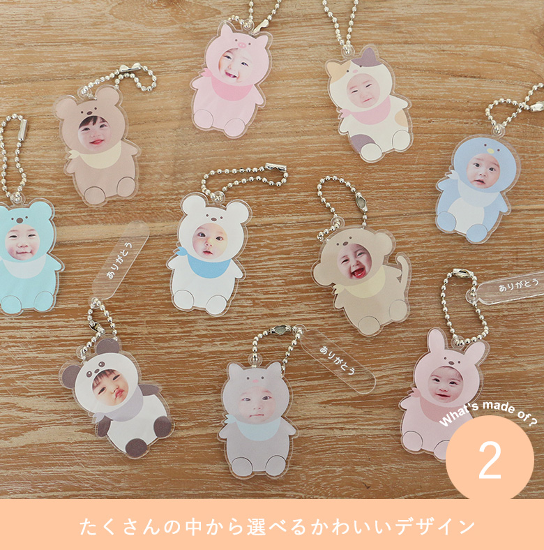 ソープフラワー ピッコロブーケ+着ぐるみキーホルダーセット｜ベルビー