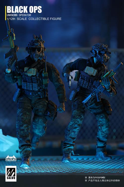 Hasuki 1/12 Black Ops Unknown Operator Action Figure | Berry Beary