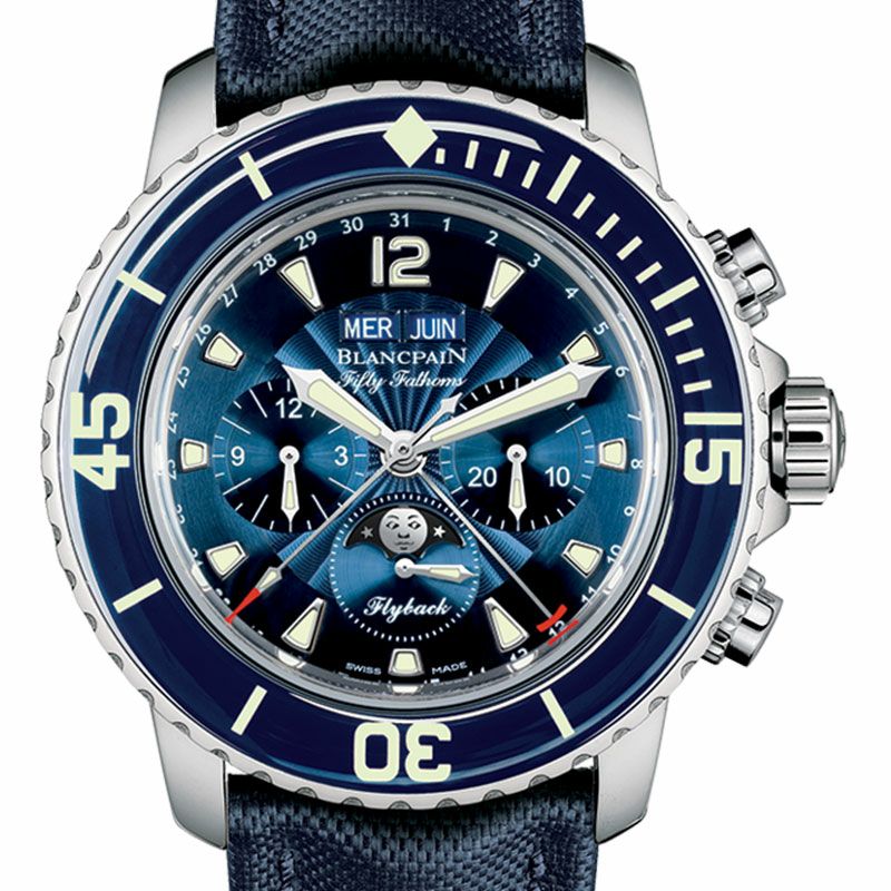 BLANCPAIN FIFTY FATHOMS CHRONOGRAPHE FLYBACK QUANTIEME COMPLET