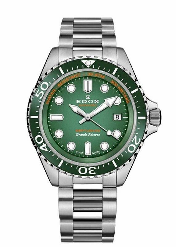EDOX NEPTUNIAN GRANDE RESERVE DATE AUTOMATIC エドックス