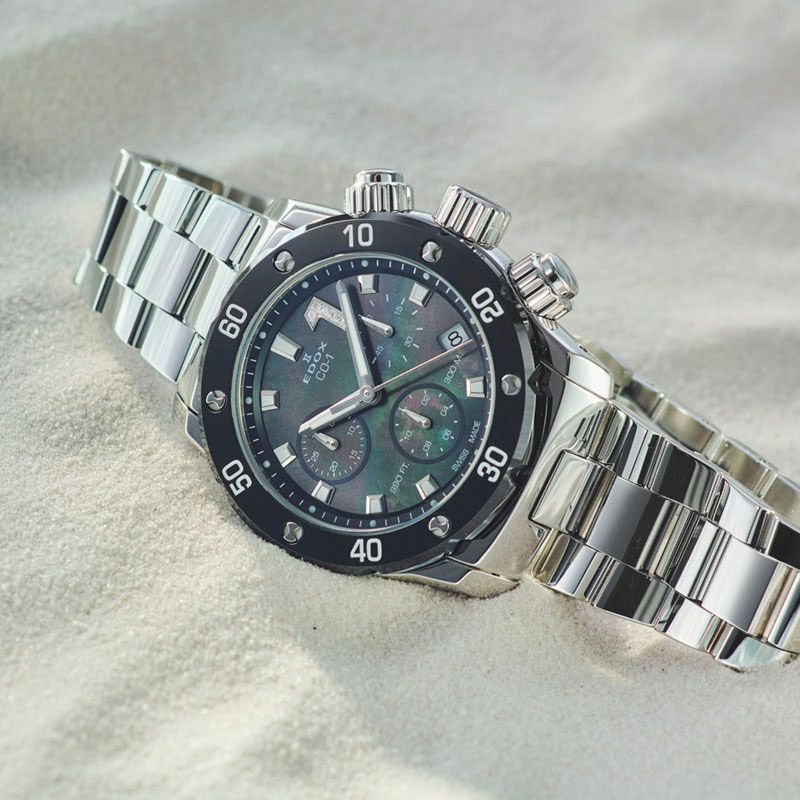 EDOX CHRONOFFSHORE-1 CHRONOLADY エドックス クロノオフショア1