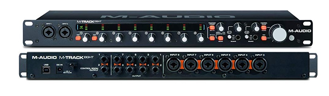 M-AUDIO M-TRACK 8 CHANNELS AUDIO CARD