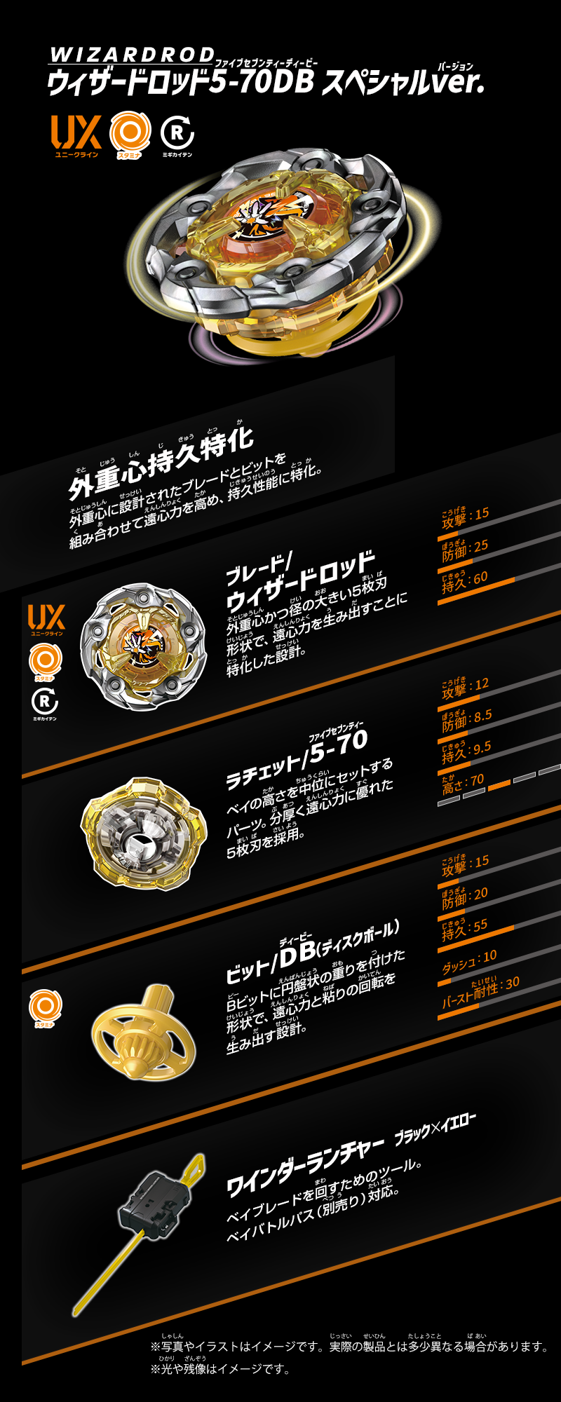UX-04 バトルエントリーセットU｜製品情報｜BEYBLADE X タカラトミー
