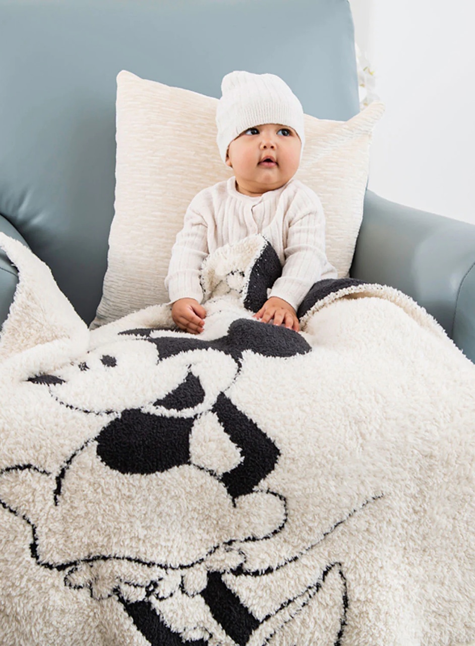 クラシック ディズニー ミニーマウス ベビーブランケット コージー