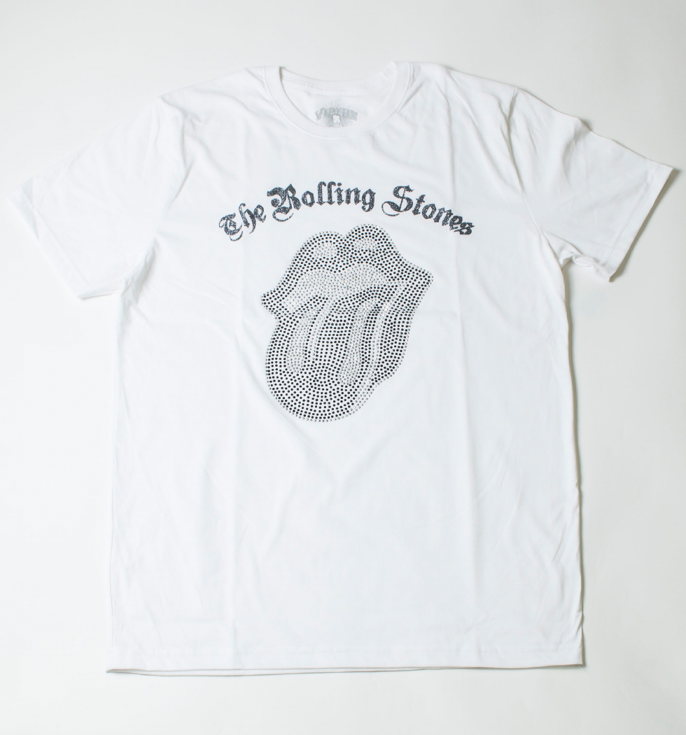 ラインストーン ロックTシャツ The Rolling Stones ザ ローリング